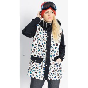 Burton Troublemaker Snowboard Ski Jacket Winter Snow Waterproof White Collection